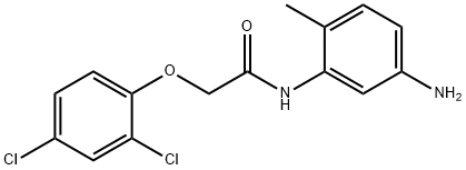 N-(5-Amino-2-methylphenyl)-2-(2,4-dichlorophenoxy)acetamide Struktur