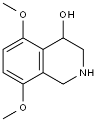 5,8-DIMETHOXY-1,2,3,4-TETRAHYDROISOQUINOLIN-4-OL HYDROCHLORIDE Struktur