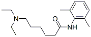 6-(Diethylamino)-N-(2,6-dimethylphenyl)hexanamide Struktur