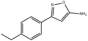 5-AMino-3-(4-ethylphenyl)isoxazole Struktur