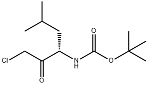 BOC-LEU-CHLOROMETHYLKETONE Struktur