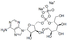 ADENOSINE-5'-DIPHOSPHOGLUCOSE Struktur