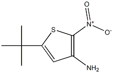 3-AMINO-5-TERT-BUTYL-2-NITRO-THIOPHENE Struktur