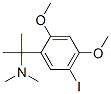 2,4-Dimethoxy-N,N-dimethyl-5-iodo(122I)-phenylisopropylamine Struktur