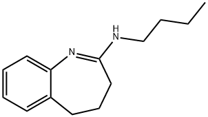 3H-1-BENZAZEPIN-2-AMINE, N-BUTYL-4,5-DIHYDRO- Struktur