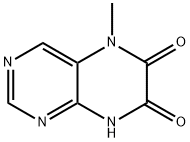 6(5H)-Pteridinone,7-hydroxy-5-methyl-(6CI) Struktur