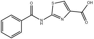 2-(Benzoylamino)-1,3-thiazole-4-carboxylic acid Struktur