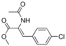 (Z)-METHYL 2-ACETAMIDO-3-(4-CHLOROPHENYL)ACRYLATE Struktur