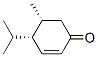 2-Cyclohexen-1-one,5-methyl-4-(1-methylethyl)-,cis-(9CI) Struktur