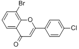 8-BROMO-2-(4-CHLOROPHENYL)-4H-CHROMEN-4-ONE Struktur