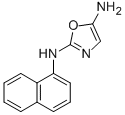 5-Amino-2-(1-naphthylamino)oxazole Struktur