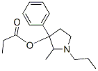 2-methyl-3-phenyl-1-propyl-pyrrolidin-3-ol, propanoate Struktur