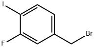 4-(BroMoMethyl)-2-fluoro-1-iodobenzene Struktur