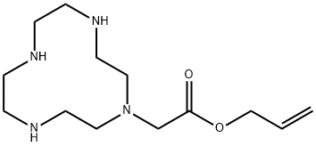 (1,4,7,10TETRAAZA-CYCLODODEC-1-YL)-ACETIC ACID ALLYL ESTER Struktur