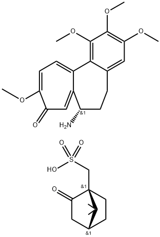 (S)-N-Deacetyl Colchicine d-10-CaMphorsulfonate Struktur