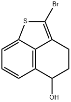 2-Bromo-4,5-dihydro-3H-naphtho[1,8-bc]thiophen-5-ol Struktur