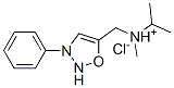 methyl-[(3-phenyl-2H-oxadiazol-5-yl)methyl]-propan-2-yl-azanium chlori de Struktur