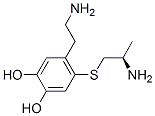 4-(2-Aminoethyl)-5-(L-cysteine-S-yl)-1,2-benzenediol Struktur