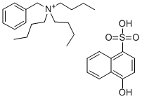 tributylbenzylammonium 4-hydroxynaphthalene-1-sulfonate Struktur