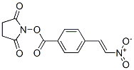 N-succinimidyl-4-(2-nitrovinyl)benzoate Struktur