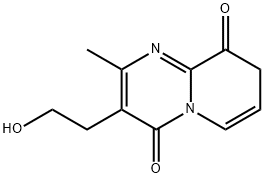 9-hydroxy-3-hydroxyethyl-2-methyl-
4H-pyrido[1,2-a]pyrimidin-4-one Struktur