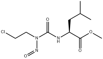 N-[(2-Chloroethyl)nitrosocarbamoyl]-L-leucine methyl ester Struktur