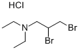 1-Diethylamino-2,3-dibromopropane hydrochloride Struktur