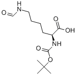 BOC-LYS(FOR)-OH Struktur