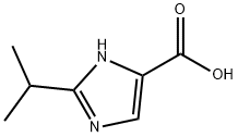 1H-Imidazole-4-carboxylicacid,2-(1-methylethyl)-(9CI) Struktur