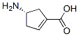 1-Cyclopentene-1-carboxylicacid,4-amino-,(4S)-(9CI) Struktur