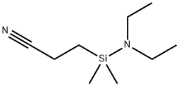 1-CYANOETHYL(DIETHYLAMINO)DIMETHYLSILANE Struktur