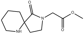 2,6-Diazaspiro[4.5]decane-2-acetic acid, 1-oxo-, Methyl ester Struktur