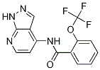 BenzaMide,N-1H-pyrazolo[3,4-b]pyridin-4-yl-2-(trifluoroMethoxy)- Struktur