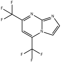 5,7-BIS(TRIFLUOROMETHYL)IMIDAZO[1,2-A]PYRIMIDINE Struktur