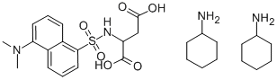 DANSYL-DL-ASPARTIC ACID DI(CYCLOHEXYLAMM Struktur