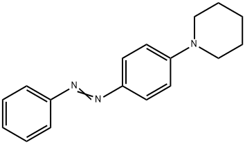 4-N-PIPERIDINYLAZOBENZENE Struktur