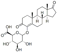 4-Hydroxyandrostenedione glucuronide Struktur