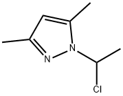 1H-Pyrazole,  1-(1-chloroethyl)-3,5-dimethyl- Struktur