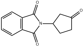 1H-Isoindole-1,3(2H)-dione, 2-(3-oxocyclopentyl)- Struktur