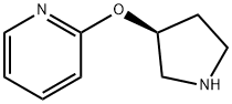 Pyridine, 2-[(3S)-3-pyrrolidinyloxy]- Struktur