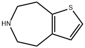 5,6,7,8-TETRAHYDRO-4H-THIENO[2,3-D]AZEPINE Struktur