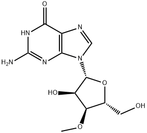 3'-O-methylguanosine Struktur