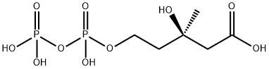 MEVALONIC ACID, R, PYROPHOSPHATE Struktur