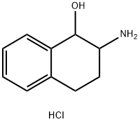 2-AMINO-1,2,3,4-TETRAHYDRO-NAPHTHALEN-1-OL HYDROCHLORIDE Struktur