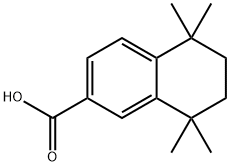 5,5,8,8-TETRAMETHYL-5,6,7,8-TETRAHYDRO-2-NAPHTHALENECARBOXYLIC ACID Struktur