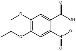 4-ETHOXY-5-METHOXY-2-NITROBENZOIC ACID Struktur