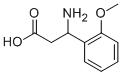 DL-3-Amino-3-(2-methoxyphenyl)propionic acid Struktur