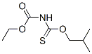 [(2-Methylpropoxy)thioxomethyl]carbamic acid ethyl ester Struktur