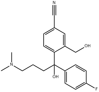 4-[4-(Dimethylamino)-1-(4-fluorophenyl)-1-hydroxybutyl]-3-(hydroxymethyl)benzonitrile