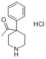 4-乙?；?4-苯基哌啶鹽酸鹽 結(jié)構(gòu)式